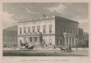 ನ್ಯೂ ಯುನೈಟೆಡ್ ಸರ್ವಿಸ್ ಕ್ಲಬ್ ಹೌಸ್, ಲಂಡನ್ ಟರ್ಕ್ by Thomas Hosmer Shepherd