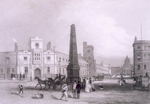 Indigent Blind ve Bethlehem Hastanesi Okulu, c1851-55. by Thomas Hosmer Shepherd