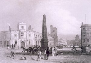 Indigent Blind ve Bethlehem Hastanesi Okulu, c.1851-55 by Thomas Hosmer Shepherd