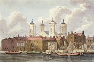 Johns Kilisesi Westminster, 1815 by Thomas Hosmer Shepherd