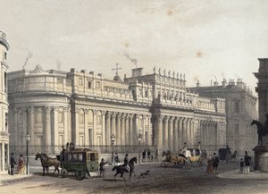 İngiltere Bankası, Louis-Jules Arnout (1814-68), pub tarafından oyulmuş. 1854, E. Gambart und Co. (litografi) by Thomas Hosmer Shepherd