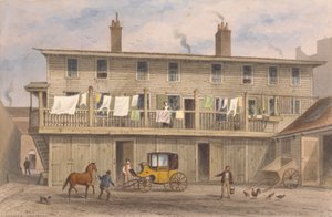 The Vine Inn, Vine Yard, Londra Şehri'ndeki Aldersgate by Thomas Hosmer Shepherd