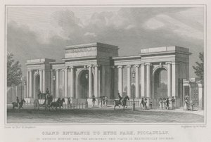 Zafer Takı, Hyde Park, Londra girişi by Thomas Hosmer Shepherd
