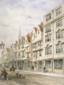Wych Caddesi, Westminster, Londra, c1850 by Thomas Hosmer Shepherd