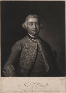 Bay Beard, James McArdell (c.1729-65), 1764 (mezzotint) tarafından oyulmuş by Thomas Hudson