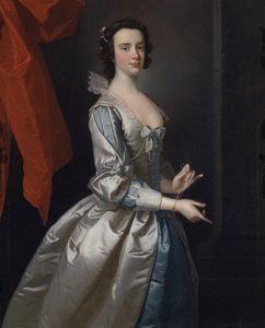 Bir Kadının Portresi, Muhtemelen Elizabeth Aislabie, Studley Royal, Yorkshire by Thomas Hudson