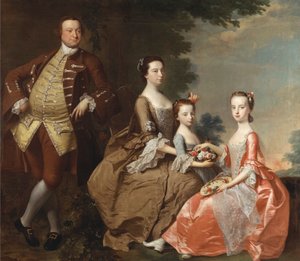 Thistlethwayte Ailesi by Thomas Hudson