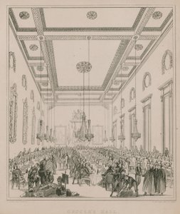 Grocers Hall, Londra gravürü by Thomas Kearnan