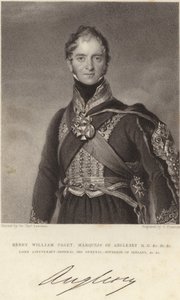 Mareşal Henry Paget by Thomas Lawrence