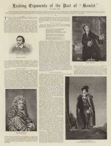 Hamlet Kısmının Önde Gelen Üsleri by Thomas Lawrence