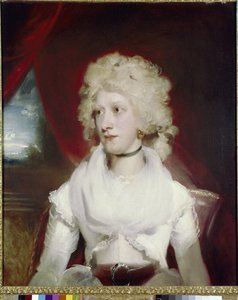 Bayan Marthe Carr (tuval üzerine yağlı boya by Thomas Lawrence