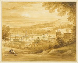 Clifton Kilisesi yakınlarındaki alandan görülen Cumberland Havzası by Thomas Leeson the Elder Rowbotham