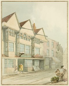 The Lamb Inn, West Street (kağıt üzerine sulu boya) by Thomas Leeson the Elder Rowbotham