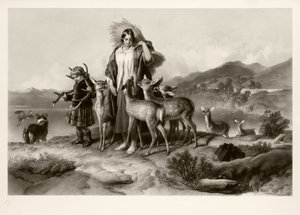 Forester'ın Ailesi (mezzotint) by Thomas Lewis Atkinson