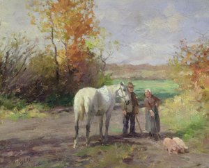Tarla Yolunda Karşılaşma, 1897