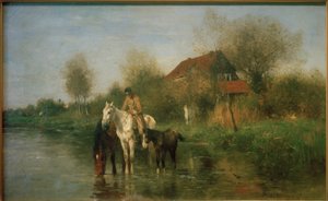Sudaki atlar by Thomas Ludwig Herbst