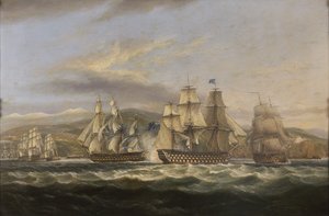 .HANIM. Kaledonya ve H.M.S. Boyne, Fransız filosunu Toulon