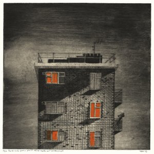 Parle (adli ruh sağlığı birimi penceresinden görünüm (gece)) by Thomas MacGregor