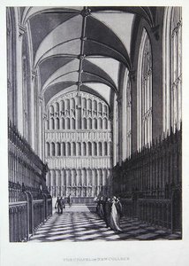 Yeni Kolej Şapeli by Thomas Malton Jnr.