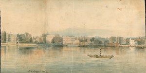 13 parça halinde Thames Nehri Panoraması, Kuzey Yakası by Thomas Mann Baynes