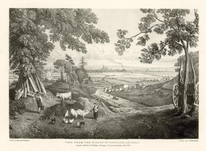 ಹೈಗೇಟ್ ಆರ್ಚ್ವೇ ಟರ್ಕ್ನ ಇಳಿಜಾರುಗಳಿಂದ ವೀಕ್ಷಿಸಿ by Thomas Mann Baynes
