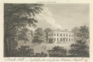 Beach Hill, Enfield Chase'te, merhum Francis Russell'ın Koltuğu, Esquire, Dış Banliyö - Kuzey by Thomas Medland