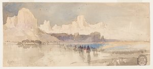 Rio Virgin Kanyonu, Güney Utah by Thomas Moran