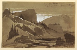 Çizim, Meadow Creek Yakınları, Utah, 25 Temmuz 1871 by Thomas Moran