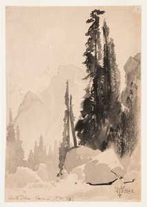 Yarım Kubbe, Yosemite by Thomas Moran