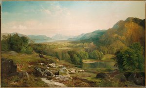 Sürüye Bakmak, c.1867 by Thomas Moran
