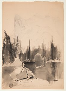 Ayna Gölü, Yosemite by Thomas Moran