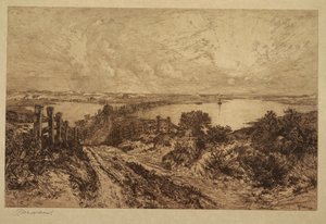 Sabah, Kanca Göleti, East Hampton by Thomas Moran
