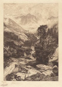 Kutsal Haç Dağı, Colorado by Thomas Moran