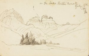 Soda Butte Deresi üzerinde by Thomas Moran