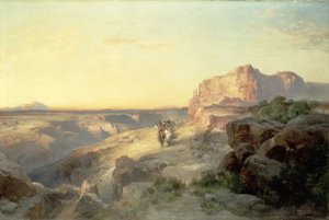 Red Rock Yolu, Güney Utah, 1913 by Thomas Moran