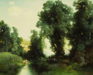 Banyo Deliği, Cuernavaca, Meksika, 1913 by Thomas Moran