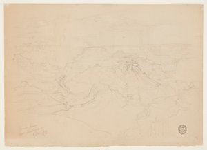 Yağmurda Büyük Kanyon by Thomas Moran
