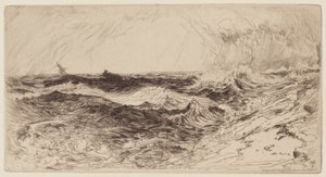 yankılanan deniz by Thomas Moran