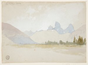 Tetonlar, Idaho by Thomas Moran