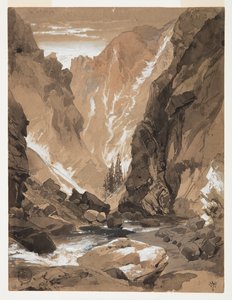 Toltec Boğazı, Colorado by Thomas Moran