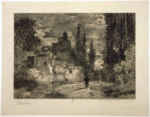 alacakaranlık by Thomas Moran