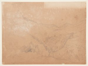 Yellowstone, Kule Şelalelerinin Üstünde by Thomas Moran