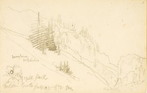 Yellowstone Parkı, Altın Kapı by Thomas Moran