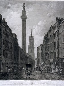 Fish Street Tepesi, Londra, 1795 by Thomas Morris