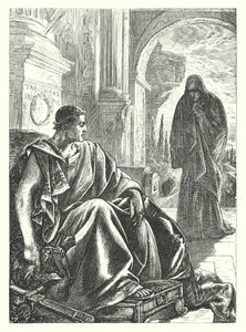 Cumaean Sibyl (gravür) by Thomas Morten