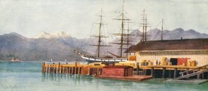 Hastings Wharf, Vancouver (renkli lito)