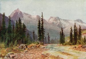 Rocky Dağları (renkli taş) by Thomas Mower Martin