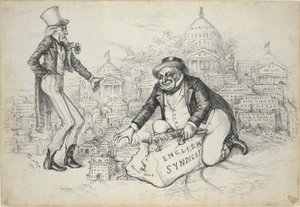 İngiliz Sendikası (İngiliz Altını) by Thomas Nast