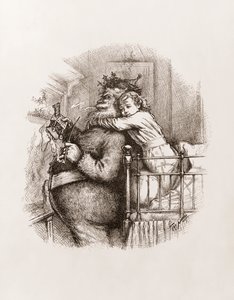 Noel Baba, Thomas Nast, 1892 dolayları (s/b gravür)