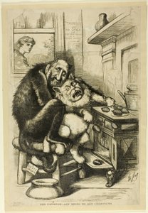 Kedi Patisi, Kestane Almak İçin Her Şey by Thomas Nast